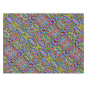 Sketting Fantasy Art - Abstracte Neon Shift 3 Tafelkleed (Voorkant (Horizontaal))