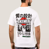 Skewer JDM White T-shirt (Achterkant)