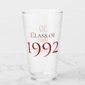 SKHS 30 jaar reünie Glas (Achterkant)