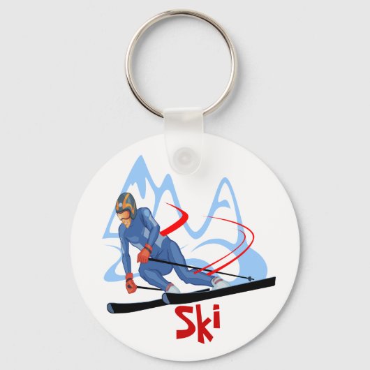 ski - 2 sleutelhanger (Voorkant)