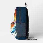 Ski Actie Bedrukte Rugzak (Rechts)