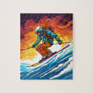 Ski Actie Legpuzzel