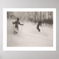 ski-afbeelding, Powder is geweldig