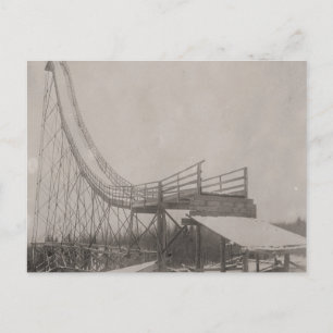  ski-afbeelding, Ski-springveiligheid! Briefkaart