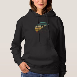 Ski Afdaling Grappige Driftende Skiër Sneeuw Winte Hoodie