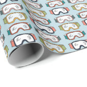 Ski and Snowboard Goggles Gift Wrap Cadeaupapier (Rol Hoek)