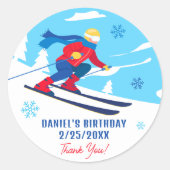 Ski Anniversaire Faisons un tour sur les Stickers (Devant)