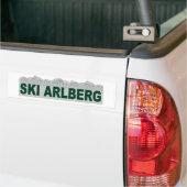 Ski Arlberg Bumpersticker (Op Truck)