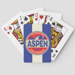 Ski Aspen Blauwe & Rode Speelkaarten