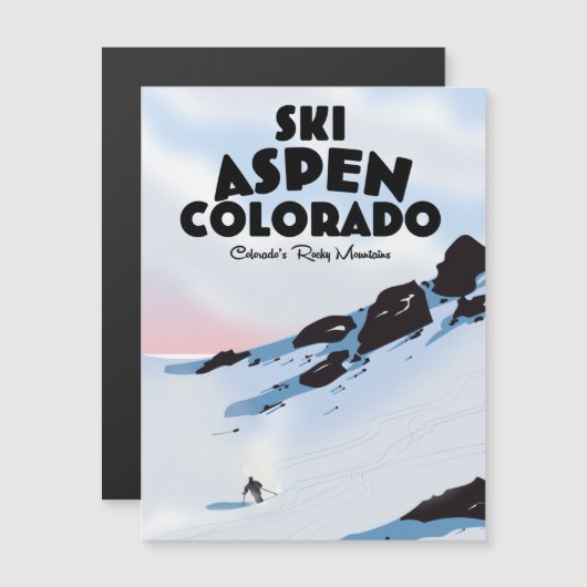 Ski Aspen Colorado (Voorkant / Achterkant)