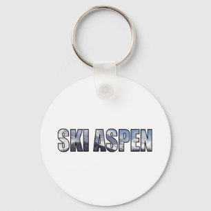 Ski Aspen Sleutelhanger