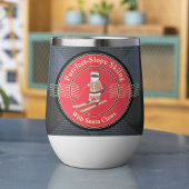 Ski avec bouteille d'eau Père Noël Claws