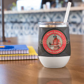 Ski avec bouteille d'eau Père Noël Claws