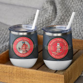 Ski avec bouteille d'eau Père Noël Claws