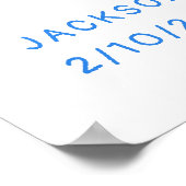 Ski Bachelorette Party Aprés Ski Welcome Poster (Coin)