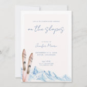 Ski Bachelorette Party Week-end Invitation (Devant)