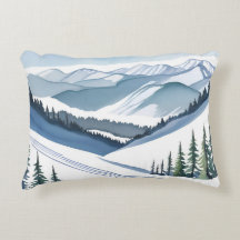 Ski Berg Aquarel