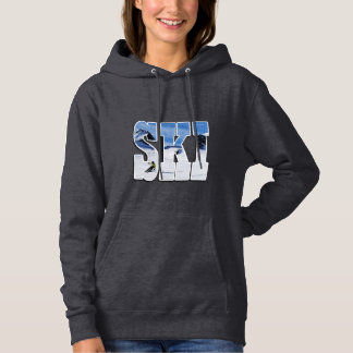 SKI Bergontwerp Wintersporten Hoodie