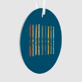 Ski Boards Gift Ornament (voorkant)