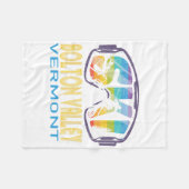 Ski Bolton Valley Vermont Skiing Vacation Fleece Deken (Voorkant (Horizontaal))