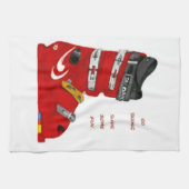 Ski Boot Aller Ski Slide Un Peu Amusant Serviette  (Horizontal)