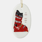 Ski Boot Ornament (Rechts)