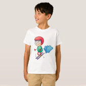 Ski boy t-shirt (Voorkant volledig)