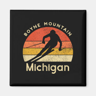Ski Boyne Mountain Michigan Mountain Magneet