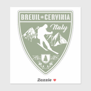 Ski Breuil-Cervinia Italië Sticker