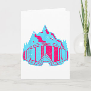 Ski Bril Retro Vintage 80s 90s Skiën Kaart