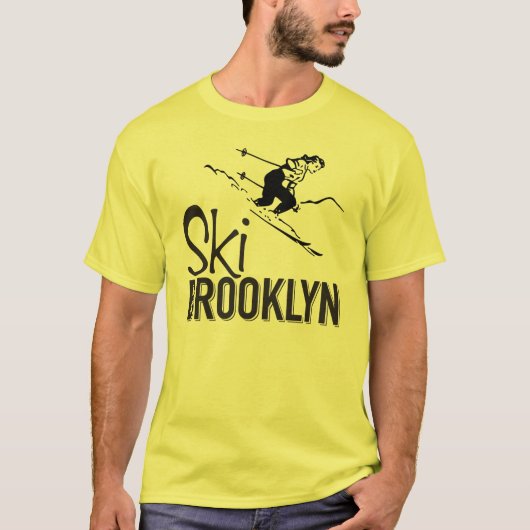 Ski Brooklyn T-Shirt (Voorkant)
