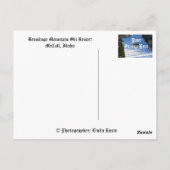 Ski Brundage Briefkaart (Achterkant)