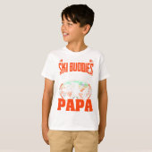 Ski Buddies noemen me Papa Skiing Skier Winter Spo T-shirt (Voorkant volledig)