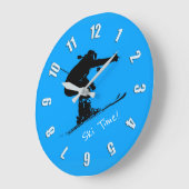 Ski Bum - Afdalende skiier Grote Klok (Hoek)