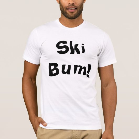Ski Bum. T-shirt (Voorkant)