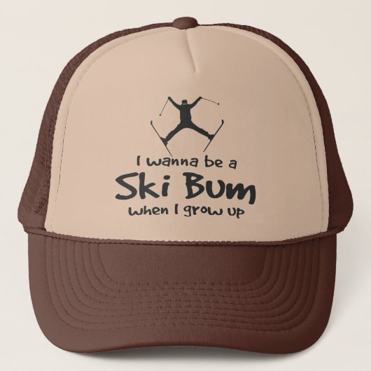 Ski Bum Trucker Pet (Voorkant)