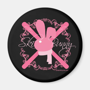 Ski Bunny Magneet