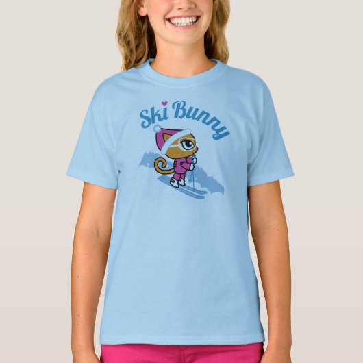 Ski Bunny Ski Chat T-shirt par Cheeky Conversation (Devant)