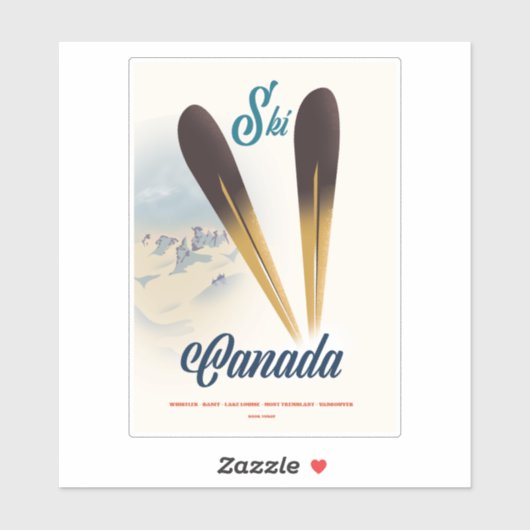 Ski Canada Sticker (Vel)