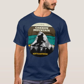 Ski Cannon Mountain Ski Slopes New Hampshire T-shirt