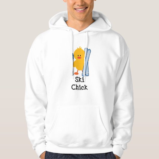 Ski Chick Hooded Sweatshirt (Voorkant)