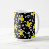 Ski Chick Motif Café Mug (Devant droit)