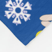 Ski Chick Pattern Fleece Deken (Hoek)