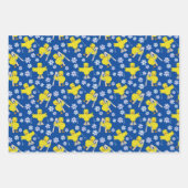 Ski Chick Pattern Papierbladen verpakken Inpakpapier Vel (Voorkant 3)