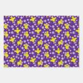 Ski Chick Pattern Papierbladen verpakken Inpakpapier Vel (Voorkant 2)