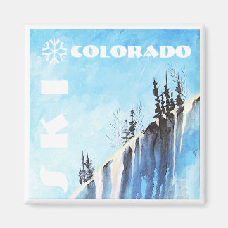 Ski Colorado kunstmagneet Magneet