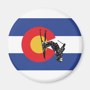 Ski Colorado Magneet
