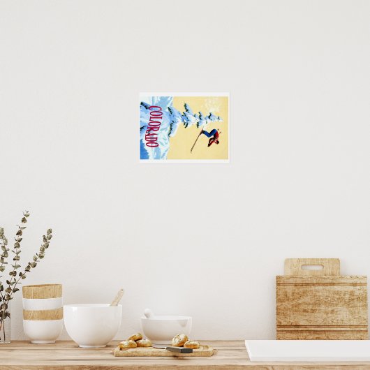 SKI COLORADO POSTER (Cuisine)