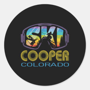 Ski Cooper Colorado Ski Vakantie Ronde Sticker