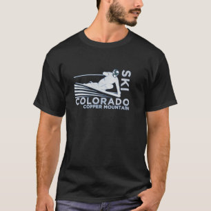 Ski Copper Mountain Vintage Sneeuw Ski Trui T-shirt